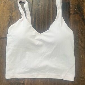 Light pink lululemon align tank